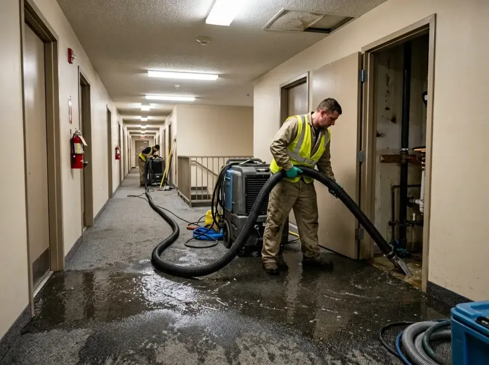 multi-unit-apartment-hallway-f-005 — frequently asked questions, Emergency Burst Pipe Water Extraction & Removal in Byrnes M…